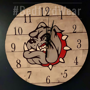 Bulldog Custom Clock