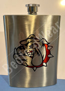 Custom Bulldog Flask