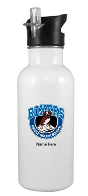 Riddle Brook Custom Printed Water Bottle with Straw